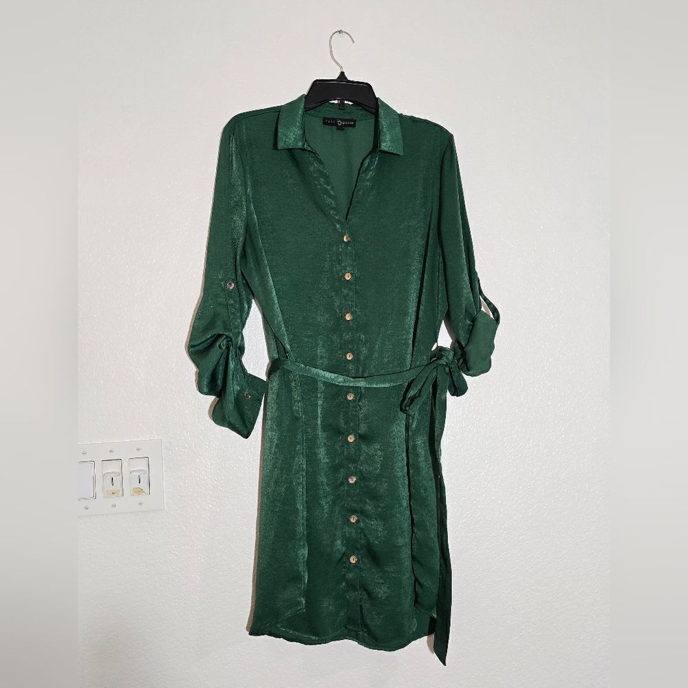 "Fred David" women shirt dress size L - Picture 5 of 14
